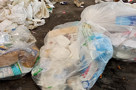 sacs de detritus erreurs de tri SITTOM MI